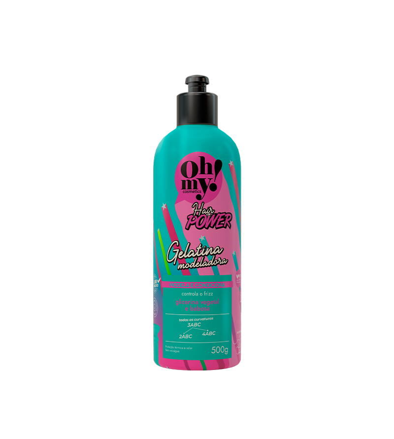 Gelatina Modeladora Hair Power 500g - Oh My Cosmetics