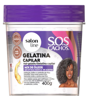 SOS Gelatina Mix Óleos 400g - Salon Line