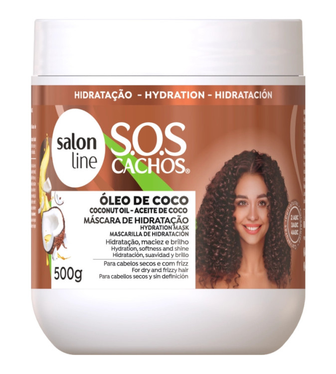 Máscara SOS Cachos Coco 500gr - Salon Line Máscara SOS Cachos Coco 500gr - Salon Line