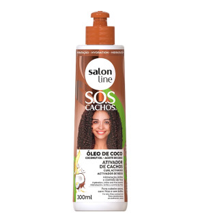 Ativador de Cachos SOS Cachos Coco 300ml - Salon Line