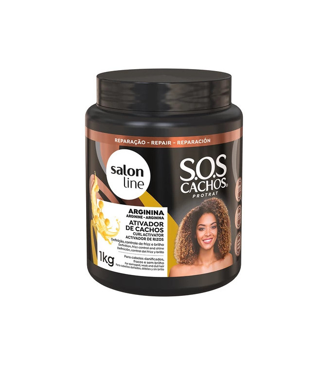 Ativador de Cachos Arginina 1kg - Salon Line Ativador de Cachos Arginina 1kg - Salon Line