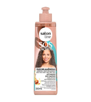 Ativador de Cachos SOS Cachos Óleo de Amêndoas 300ml - Salon Line