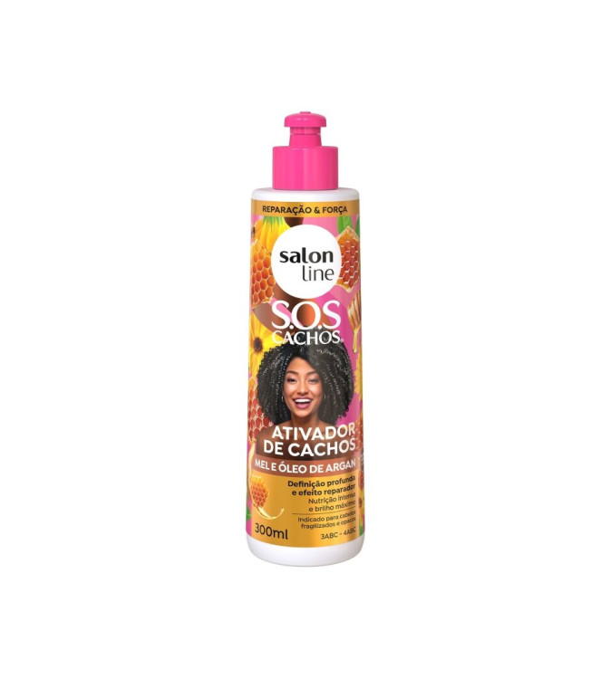 Ativador de Cachos SOS Cachos Extrato de Mel 300ml - Salon Line Ativador de Cachos SOS Cachos Extrato de Mel 300ml - Salon Line