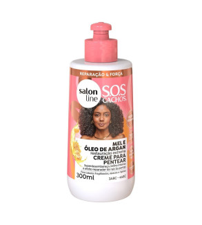 Creme de Pentear SOS Cachos Extrato de Mel 300ml - Salon Line