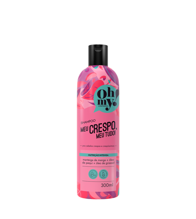 Shampoo Meu Crespo Meu Tudo 300ml - Oh My Cosmetics Shampoo Meu Crespo Meu Tudo 300ml - Oh My Cosmetics