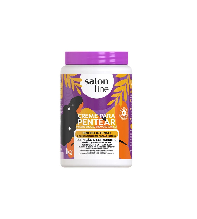 Creme de Pentear Brilho Intenso 1kg - Salon Line