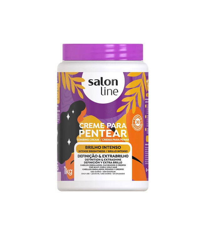 Creme de Pentear Brilho Intenso 1kg - Salon Line Creme de Pentear Brilho Intenso 1kg - Salon Line