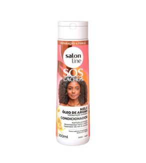 Condicionador SOS Cachos Extrato de Mel 300ml - Salon Line