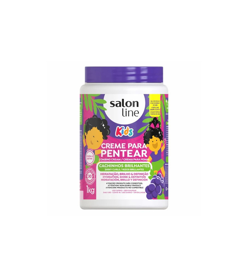 Creme de Pentear Kids Cachinhos Brilhantes 1kg - Salon Line