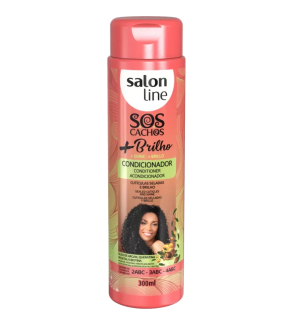 Condicionador SOS Cachos +Brilho 300ml - Salon Line