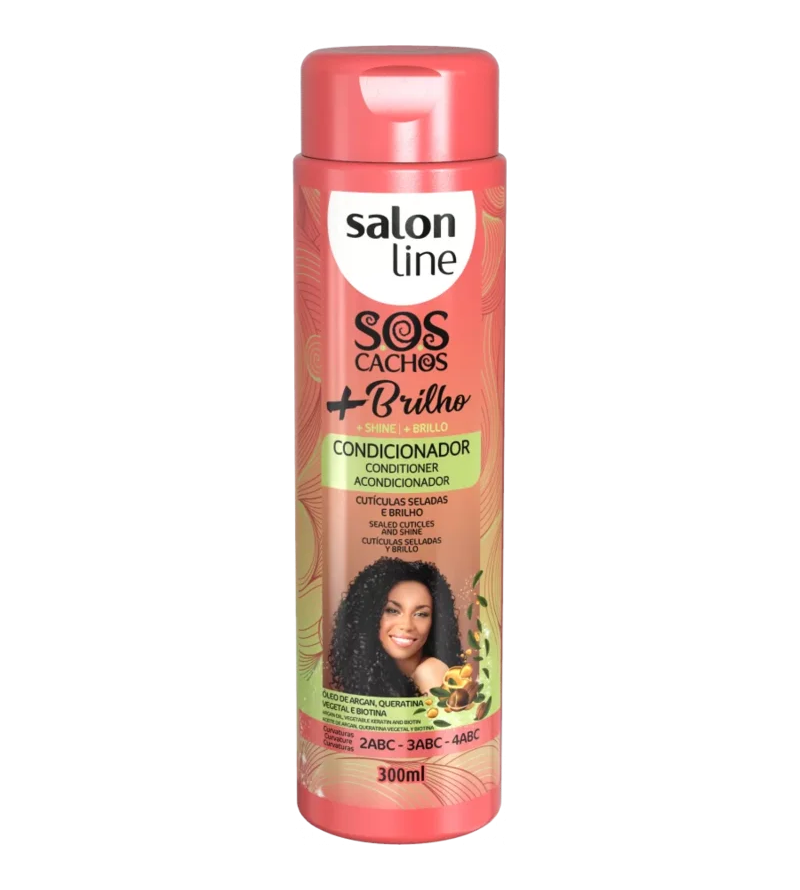 Condicionador SOS Cachos +Brilho 300ml - Salon Line