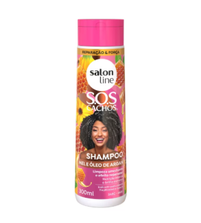 Shampoo SOS Cachos Mel e Óleo de Argan 300ml