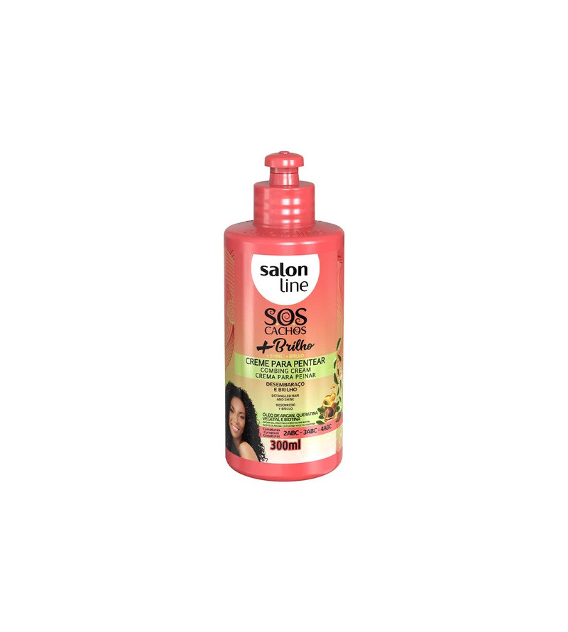 Creme de Pentear SOS Cachos +Brilho 300ml - Salon Line