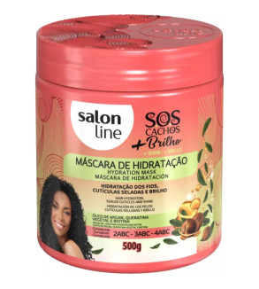 Máscara SOS Cachos +Brilho 500gr - Salon Line
