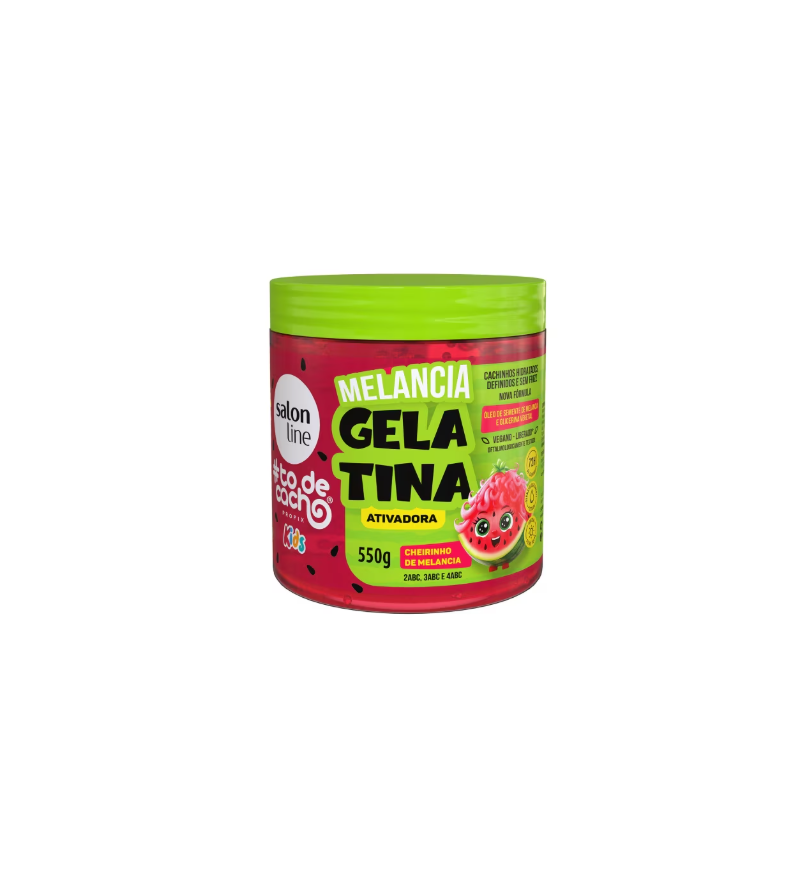 Gelatina Ativadora Kids ToDeCacho Melancia 550g - Salon Line