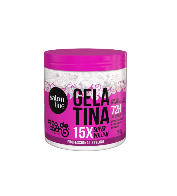 Gelatina Super Volume 550gr ToDeCacho - Salon Line Gelatina Super Volume 550gr ToDeCacho - Salon Line