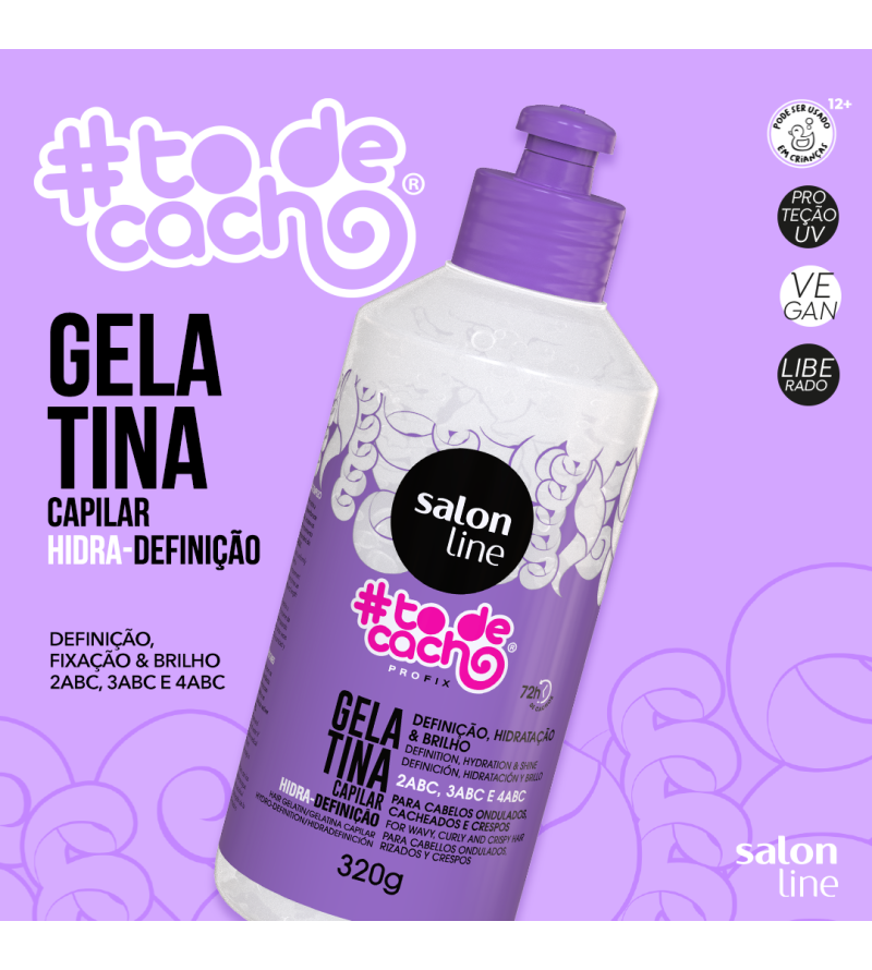 Gelatina Hidra-Definição 320gr ToDeCacho - Salon Line
