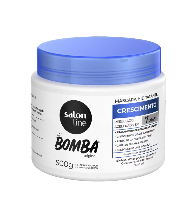 Máscara SOS Bomba 500gr - Salon Line Máscara SOS Bomba 500gr - Salon Line