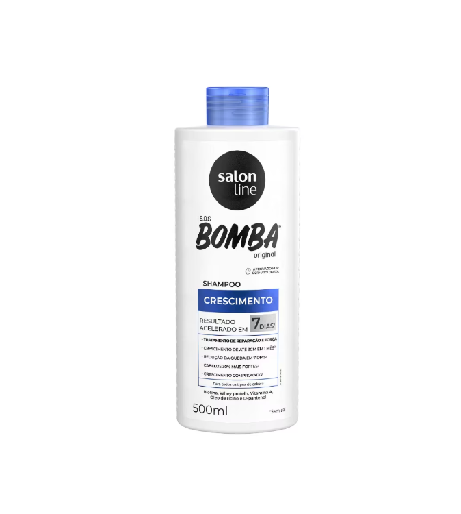 Shampoo SOS Bomba Original 500ml - Salon Line Shampoo SOS Bomba Original 500ml - Salon Line