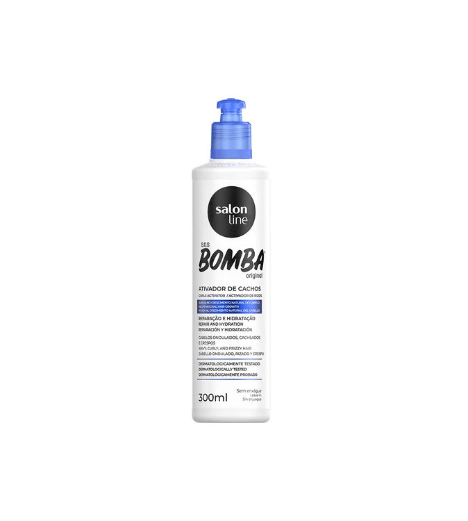 Ativador de Cachos SOS Bomba 300ml - Salon Line Ativador de Cachos SOS Bomba 300ml - Salon Line