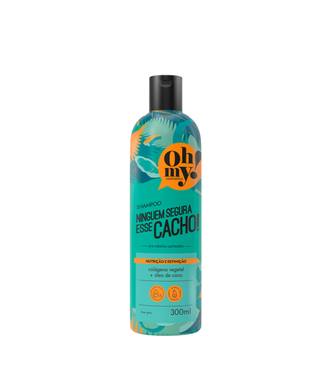 Shampoo Ninguém Segura Esse Cacho 300ml - Oh My Cosmetics Shampoo Ninguém Segura Esse Cacho 300ml - Oh My Cosmetics