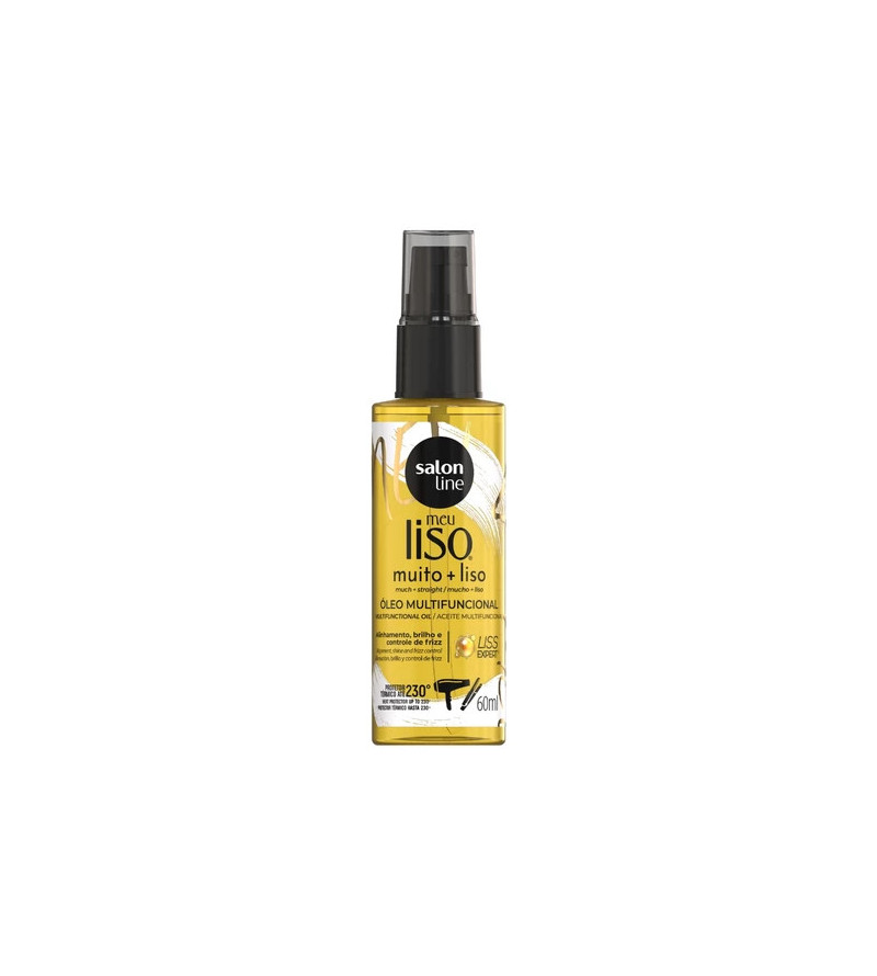 Meu liso Óleo Multifuncional Muito+Liso 60ml - Salonline