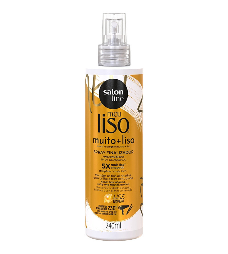 Meu Liso Spray Protetor Térmico Muito+Liso 240ml - Salon Line