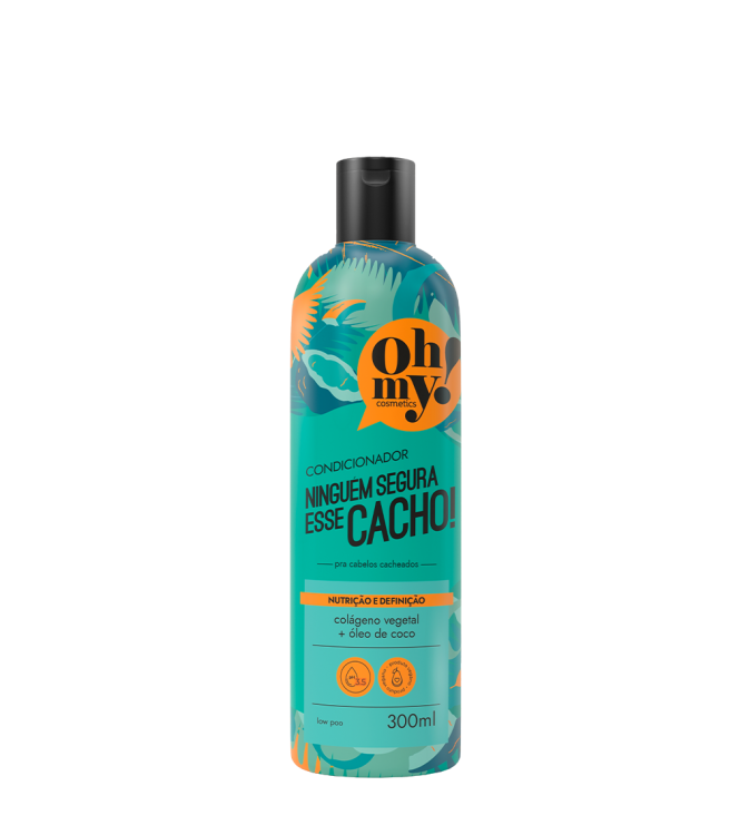 Condicionador Ninguém Segura Esse Cacho 300ml - Oh My Cosmetics Condicionador Ninguém Segura Esse Cacho 300ml - Oh My Cosmetics