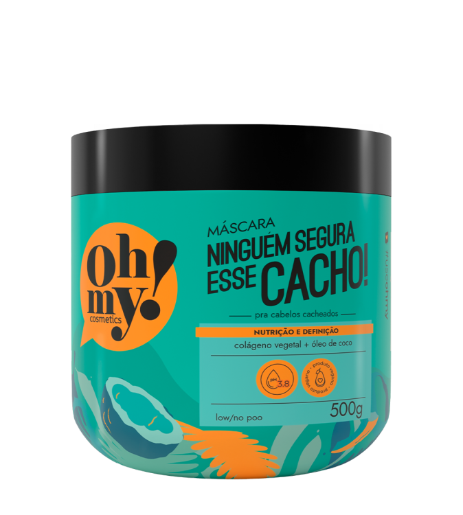 Máscara Ninguém Segura Esse Cacho 500g - Oh My Cosmetics Máscara Ninguém Segura Esse Cacho 500g - Oh My Cosmetics