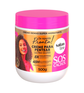 Creme de Pentear SOS Cachos De Repente Pronta! 500 g – Salon Line