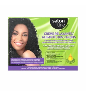 Creme Relaxante / Alisante de Cachos 200gr - Salon Line