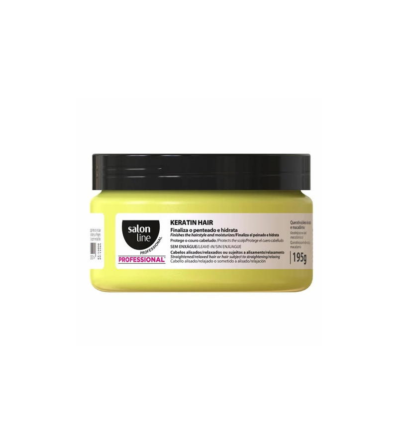 Pomada Capilar Keratin Hair Food 195g - Salon Line
