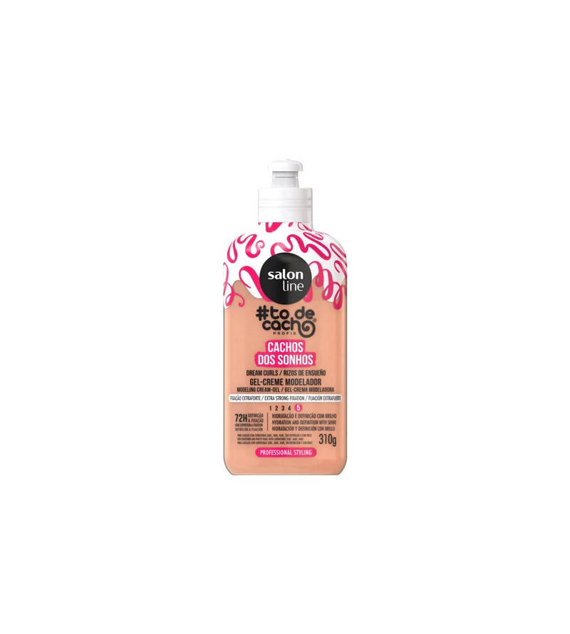 ToDeCacho Gel Creme Modelador Cachos Sonhos Fixação Extra Forte 310gr - Salonline