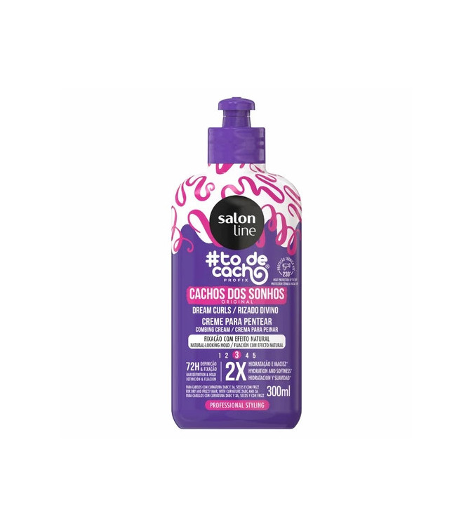Creme de Pentear Cachos dos Sonhos 300ml - Salon Line Creme de Pentear Cachos dos Sonhos 300ml - Salon Line
