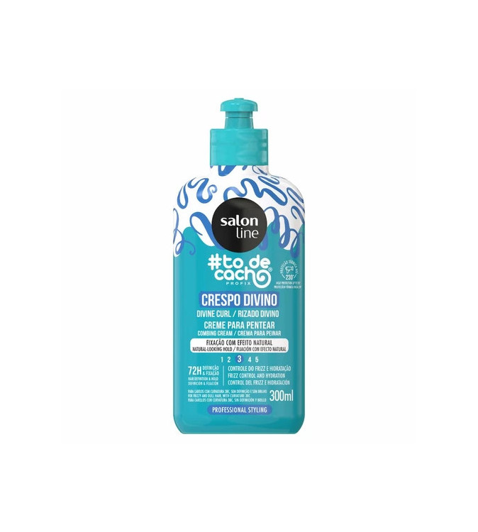 Creme de Pentear Crespo Divino 300ml - Salon Line Creme de Pentear Crespo Divino 300ml - Salon Line