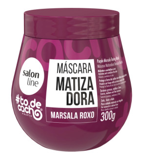 Máscara Matizadora Marsala Roxo 300g - Salon Line