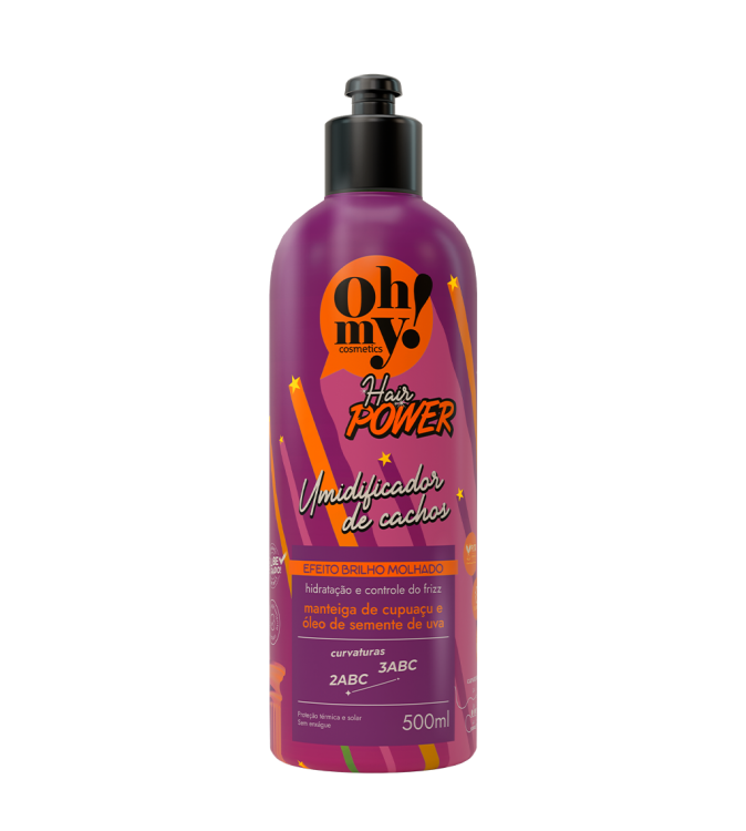 Umidificador de Cachos Hair Power 500ml - Oh My Cosmetics