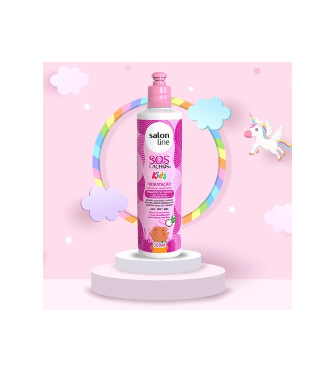 Ativador de Cachos SOS Cachos Kids 300ml - Salon Line Ativador de Cachos SOS Cachos Kids 300ml - Salon Line