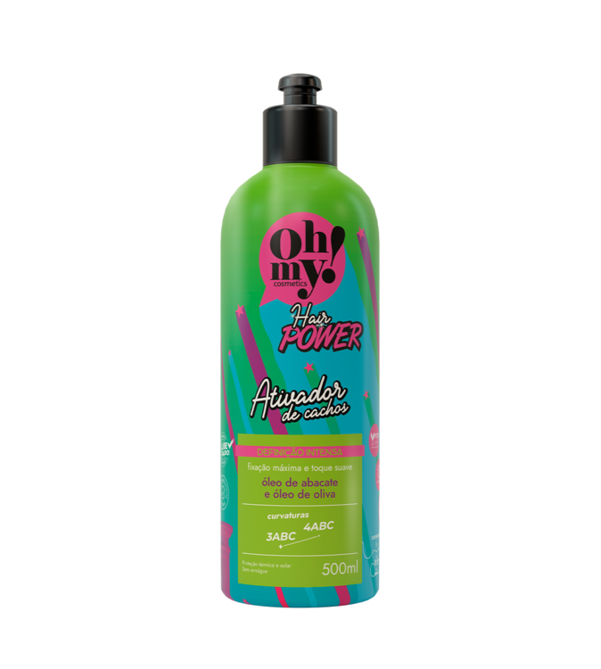 Ativador de Cachos Hair Power 500ml - Oh My Cosmetics Ativador de Cachos Hair Power 500ml - Oh My Cosmetics