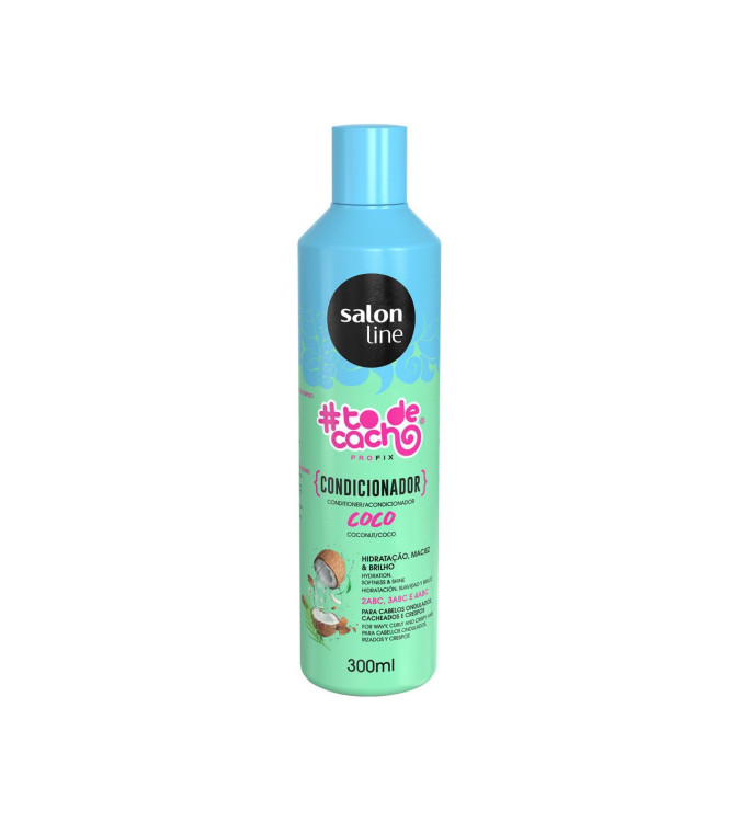 Condicionador Coco 300ml ToDeCacho - Salon Line Condicionador Coco 300ml ToDeCacho - Salon Line