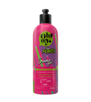 Creme em Gel Cachos Modelados Hair Power 500g - Oh My Cosmetics