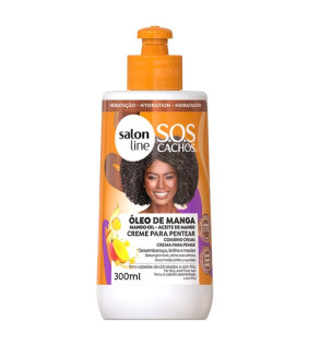 Creme de Pentear SOS Cachos Óleo de Manga 300ml - Salon Line