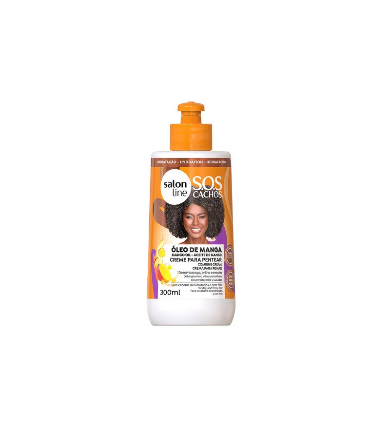 Creme de Pentear SOS Cachos Óleo de Manga 300ml - Salon Line