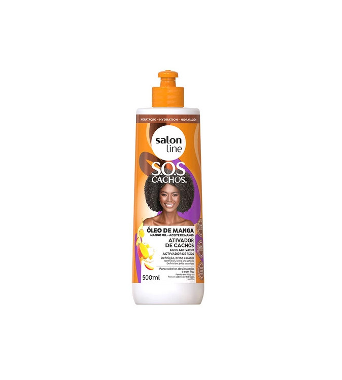 Ativador de Cachos SOS Cachos Óleo de Manga 500ml - Salon Line Ativador de Cachos SOS Cachos Óleo de Manga 500ml - Salon Line